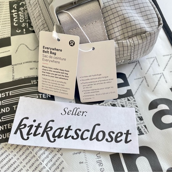 🆕 1L SEAL/GRAPHITE GREY - NWT lululemon everywhere belt bag EBB - Picture 5 of 12